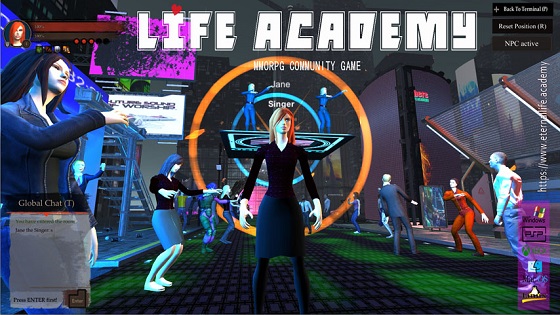Life Academ Flying Object1 Academy Christian MMORPG game